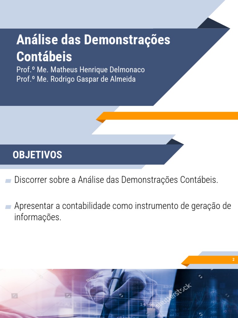 Análise Das Demonstrações Contábeis - UN1 - Vídeo 01 | PDF ...