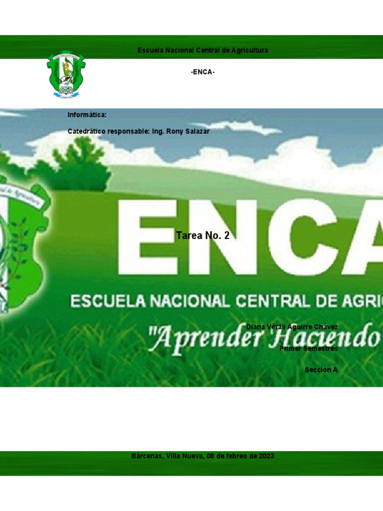 Escuela Nacional Central de Agricultura PDF Agronomía Agronegocios