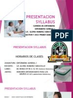 Presentacion Syllabus Enf I