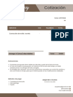 Cotización Correcciones