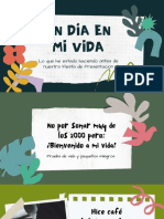 Verde Collage Fiesta Actualizaciones de Vida Presentación Divertida