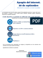 Apagón Internet 30/09 afectará dispositivos obsoletos