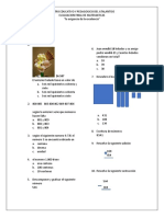 Evaluacion de Matematicas 2022