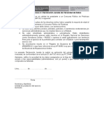 Declaración jurada de veracidad de datos para concurso público