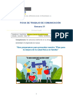 Ficha de Trabajo de Comunicación Semana 21