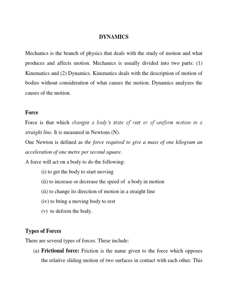 Dynamics Pdf Pdf Collision Friction