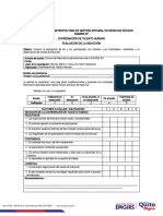 Formato Evaluacion Del Evento de Induccion Virtual