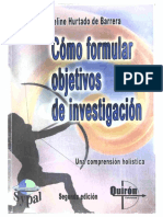 Como Formular Objetivos de Investigacion - Hurtado - 2008 PDF