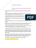 10 consejos para superar el miedo a hablar en público