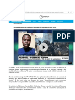 Article France 24 - Journal de L'afrique 4 Mars 2021