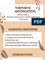 Unit 4 Topic 1-2 Purposive Communication