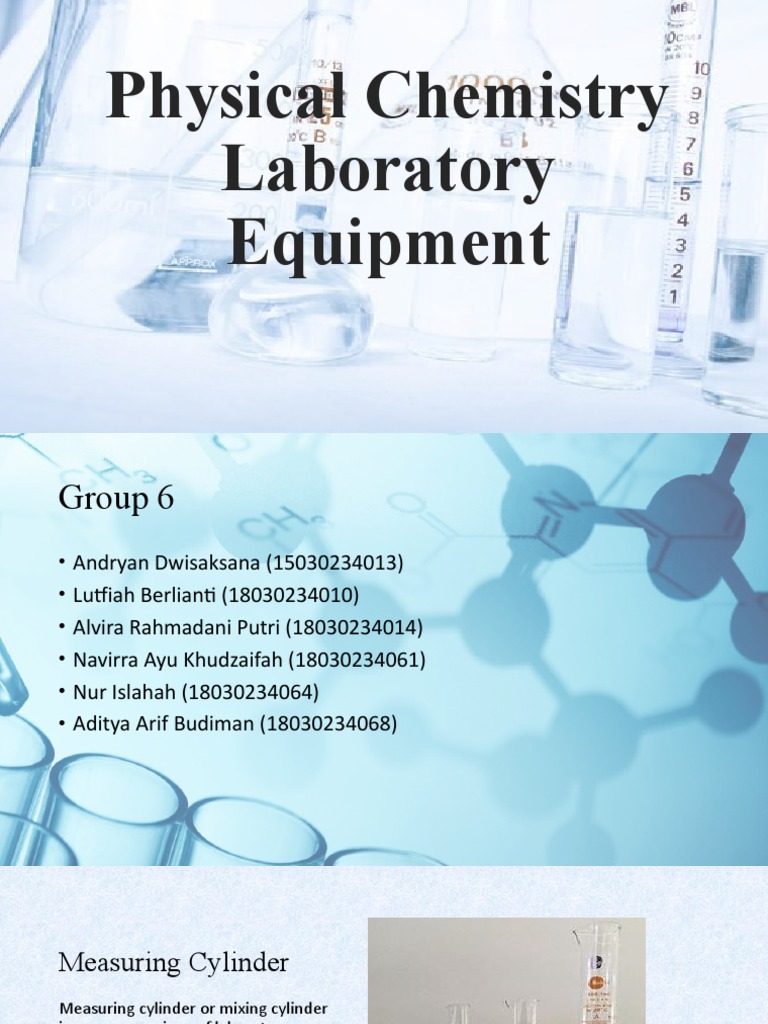 Physical Chemistry Laboratory Equipment1 PDF