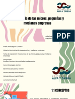 Importancia de Las Micros, Pequeñas y Medianas Empresas PDF