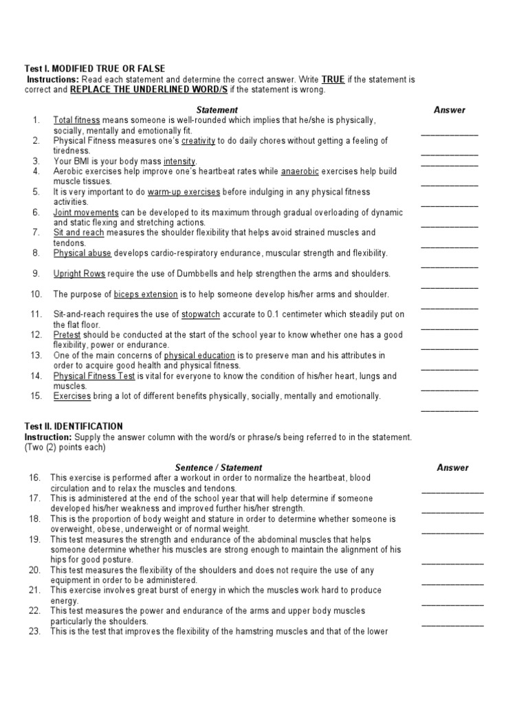 Pe Grade 9 Pdf Flexibility Anatomy Skeletal Muscle