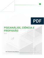 A psicanálise como ciência e profissão distinta das psicoterapias