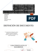 Clases y Caracteristicas de Los Documentos