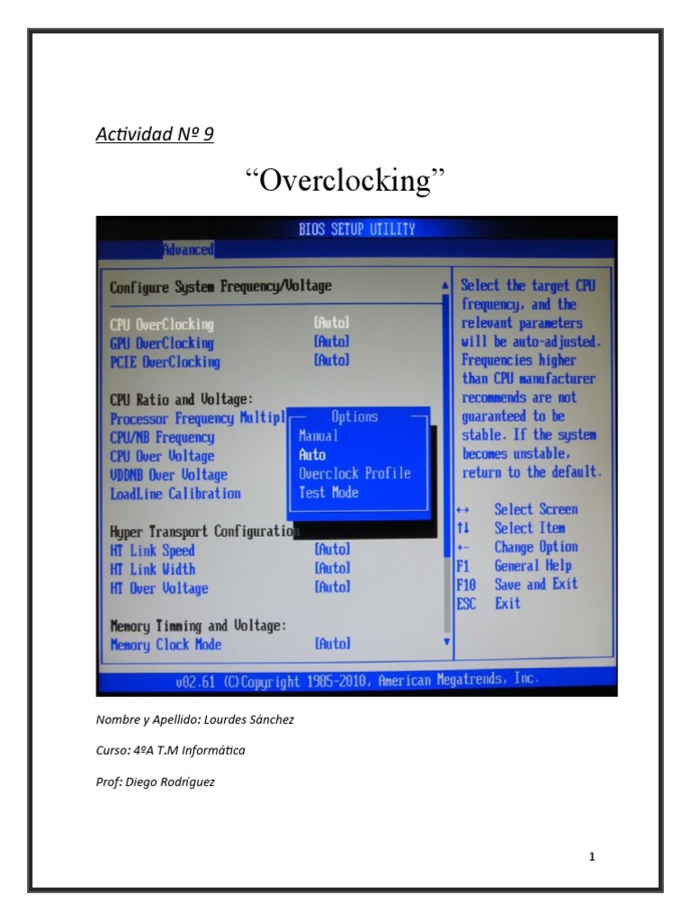 Guía Práctica de Overclocking CPU | PDF | Unidad Central de ...