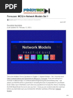 Forouzan MCQ in Network Models Set 1