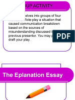 Eng 101 - Explanation Essay