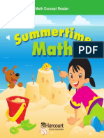 Math Concept Reader Summer Time Math