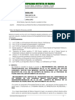 INFORME N°031-Propuesta de Proyecto para Prim