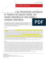 7 - 2023 - Efectividad de Las Intervenciones para TEA - Revisión Sistemática de Meta - Análisis y Revisiones Sistemáticas