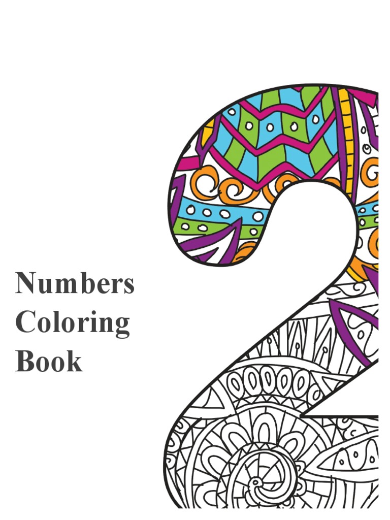 Numbers Coloring Book | PDF | Art