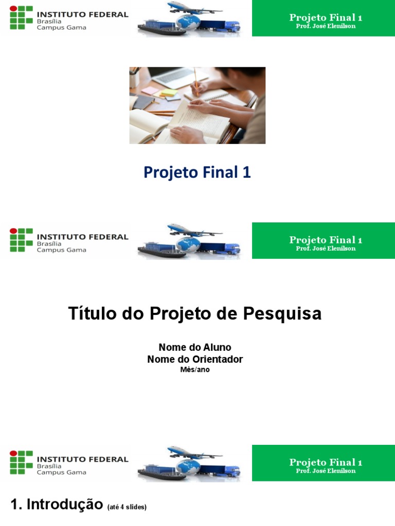 Estrutura de Projeto Final Acadêmico | PDF | Science