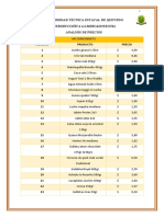 Analisis Comparativo de Tienda Quevedo y Mi Comisariato