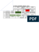 Horario Provisional de 6° Grado PDF