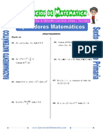 Ejercicios de Operadores Matematicos para Sexto de Primaria PDF