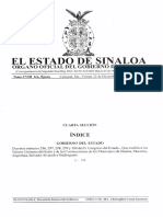 Valores Catastrales Del Municipio de Badiraguato