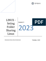 Linux - Seting Folder Sharing Linux: January 6