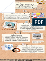 Infografía de Proceso Proyecto Collage Papel Marrón