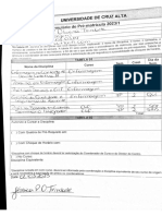 Formulário Pré Matrícula PDF