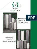 Replacement Elements For Pall Applications