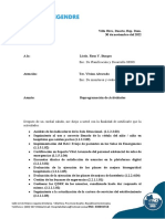 Carta de Reprogramacion de Actividad