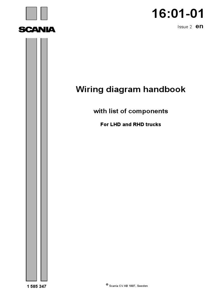 Scania Wiring Diagram Handbook PDF | PDF | Anti Lock Braking System