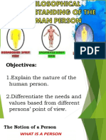Understanding Human Person
