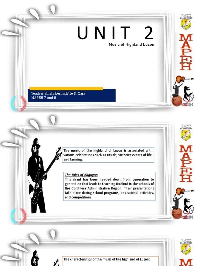 Highland Luzon Music for Educators | PDF | Songs | Performing Arts