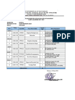 Jadwal Kuliah Ilmu Pemerintahan Fix - Genap - Bulan Ramadhan PDF