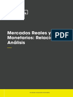 Mercados Reales y Monetarios Relacion y Analisis