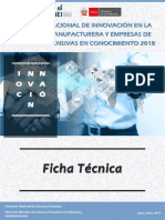 Ficha Técnica Innovación 2018