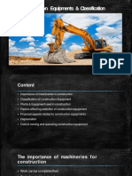 Construction Equipments & Classification