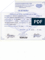 Certidão Adm Eron