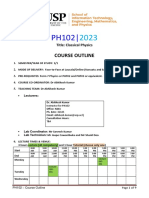 PH102 Course Outline 2023