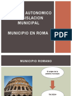 Tema 4 El Municipio Romano