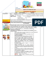 Sesion de Aprendizaje Martes 29 Marzo 2022