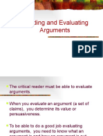 Analyzing and Presenting Arguments