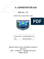 Data Administrasi Kelas